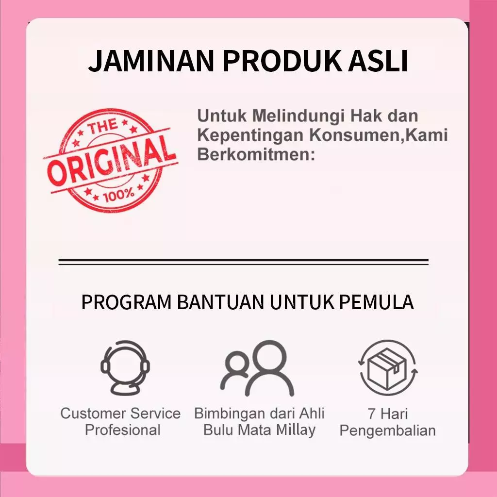 MILAI Bulu Mata A08 Trilogy Bulu Mata Palsu - Eyelash Extension | Riasan Mata Bulumata Palsu Thumbnail 5